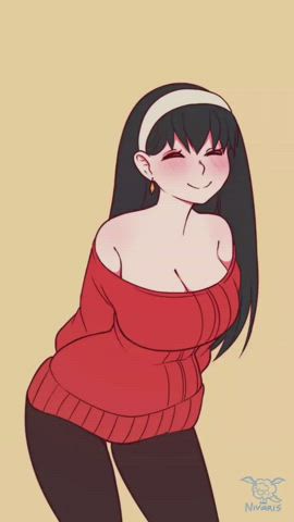animation anime ass big ass big tits boobs milf mom tits gif