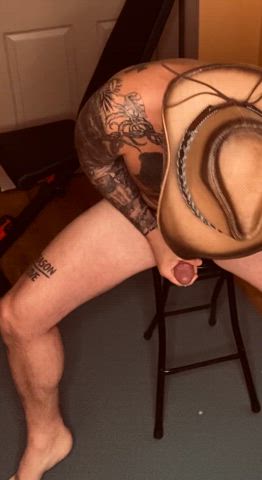 Cowboy cum