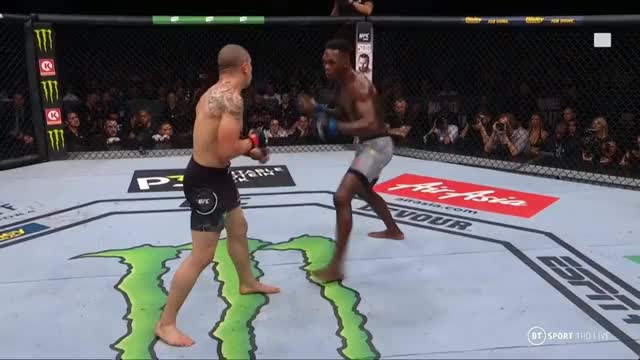 Israel Adesanya vs Robert Whittaker KO - UFC 243