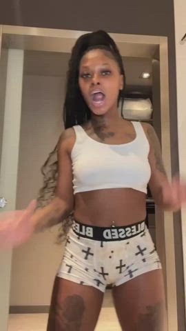 ass ebony petite gif