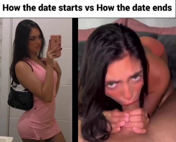 How the date starts vs How the date ends