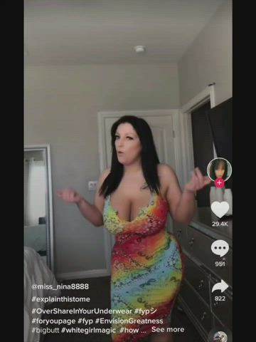 Amateur Big Ass Booty Homemade Latina Pawg TikTok gif