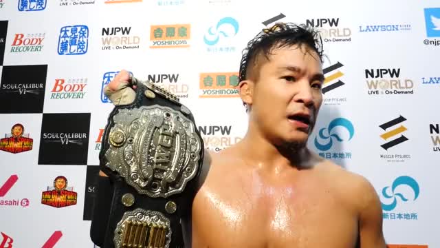 KING OF PRO-WRESTLING (October 8) - Post-match Interview [7th match]