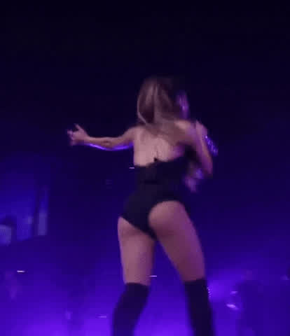 american ariana grande ass boots brunette celebrity legs gif