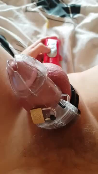 Anal Chastity POV gif