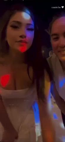 big tits dress izzy bella blu gif