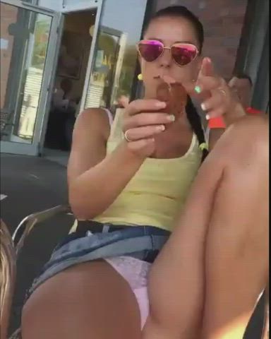 A pussy with your ice cream?