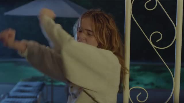 Zoey Deutch - Flower (2017) - misc scenes (joke-sexy dancing, pokies in tank top,