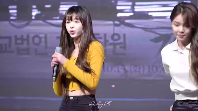 [4k] 191015 오마이걸(OH MY GIRL) 유아(YooA) - Real World 직캠 [계룡디지텍고]