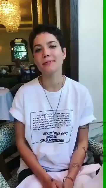 Halsey gif