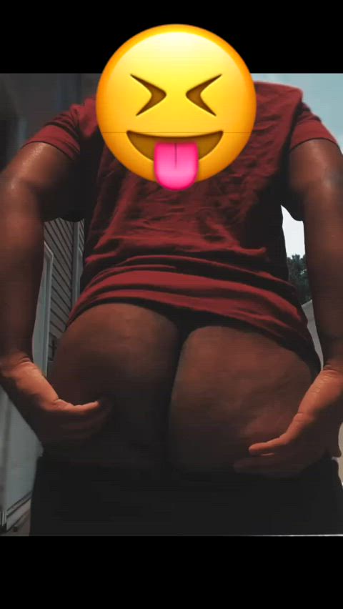 ass ebony public gif