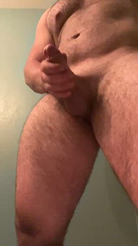 amateur big dick cock cum cumshot masturbating gif