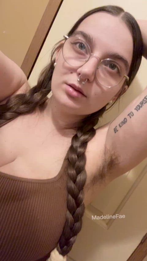 armpit armpits big tits hairy hairy armpits hairy-girls gif