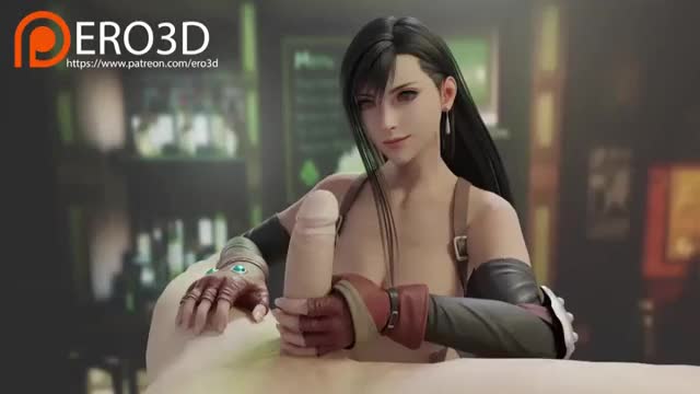 Tifa Blowjob and Handjob