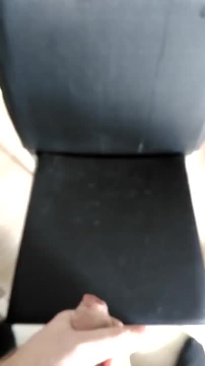 Massive cumshots all over chair (DMS OPEN)