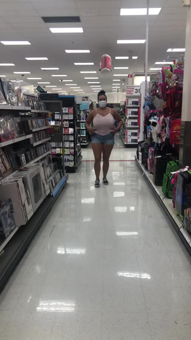 Tits out in Target (OC)