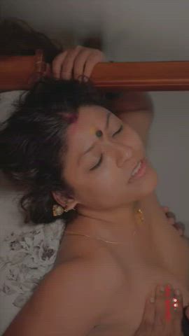 Bed Sex Big Nipples Boobs Cheating Desi Housewife Indian Lips Sucking Tits gif