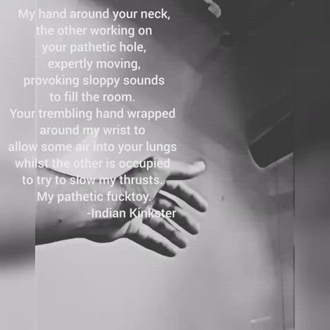 My hand around your neck 🌚