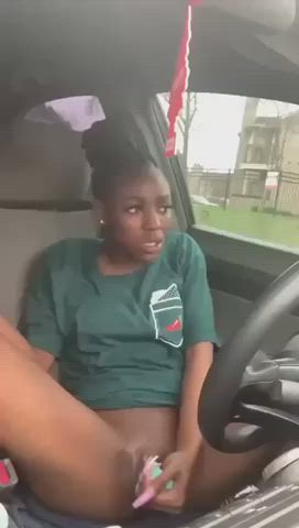 car caught public gif