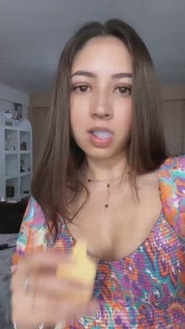 clothed cute latina pussy gif