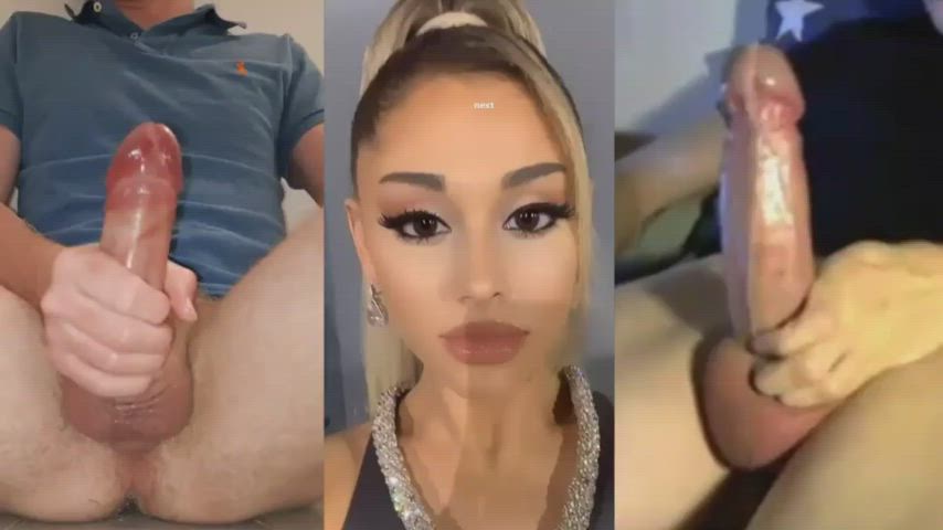 ariana grande cum cumshot gif