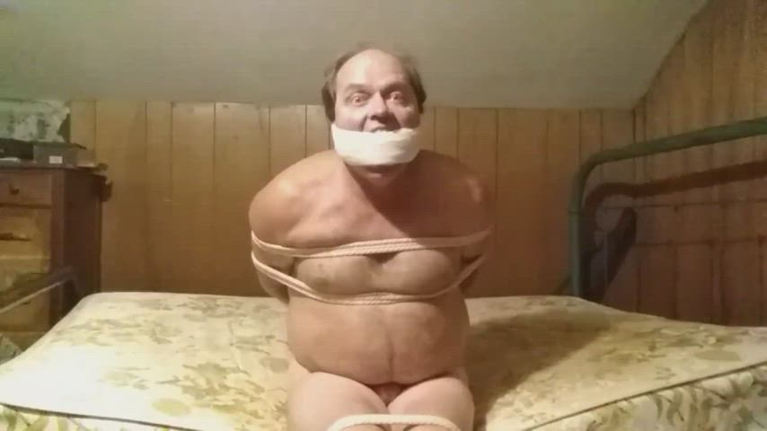 bondage gagged naked gif