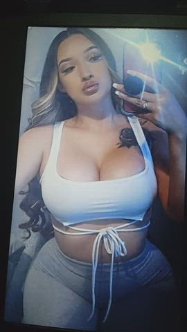 Cumtribute to Hot latina