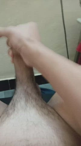 asian cock big dick cock masturbating gif