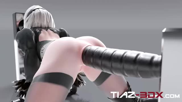 2B Deep Dildo Spitroast