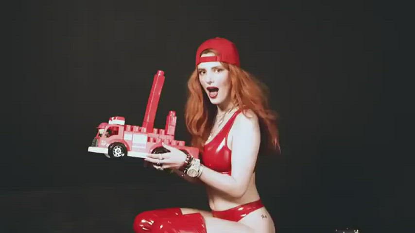 bella thorne celebrity redhead gif