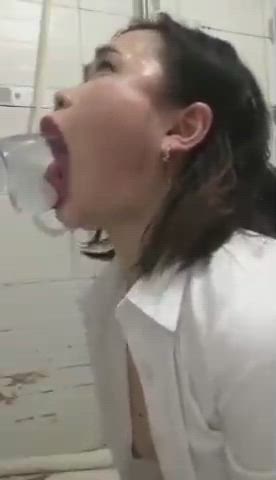 deepthroat face fuck jav gif