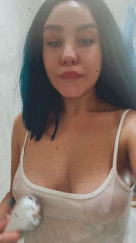 Boobs OnlyFans Shower Tits gif