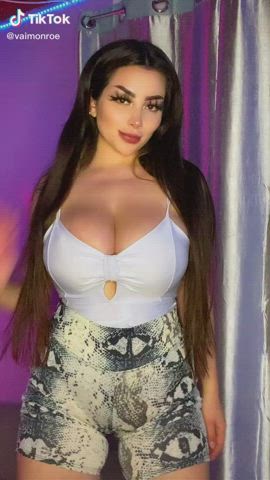 Big Tits Braces Latina Natural Tits TikTok gif