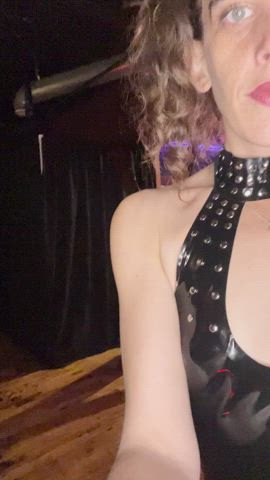 curly hair fishnet garter belt lingerie photoshoot gif