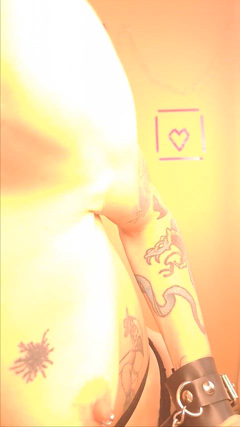alt amateur homemade onlyfans small tits tattoo tattooed tease gif