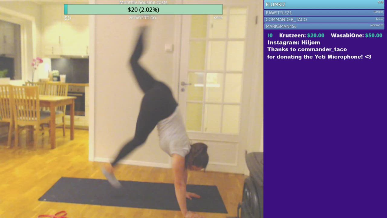 Solo Workout Yoga gif