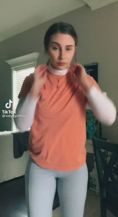 TikTok Twerking White Girl gif