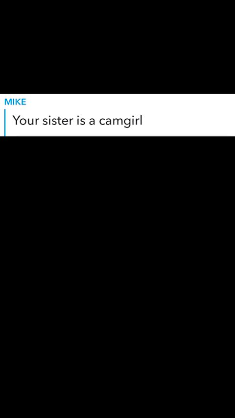 Sis caught camming