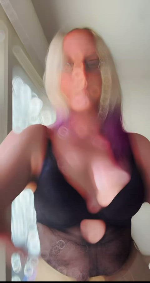 bisexual blonde tiktok tits gif