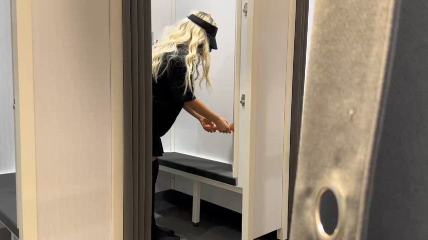 blowjob public changing room gif