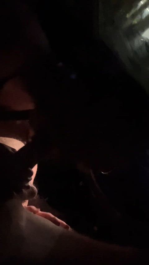 Sucking off a stranger in the car and sending vids to my fiancee hehe (F)