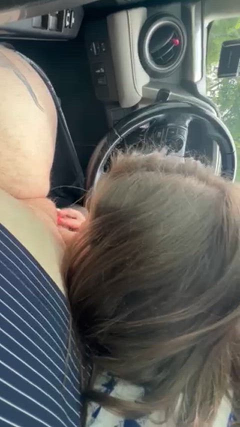 bbw blowjob car sex public gif