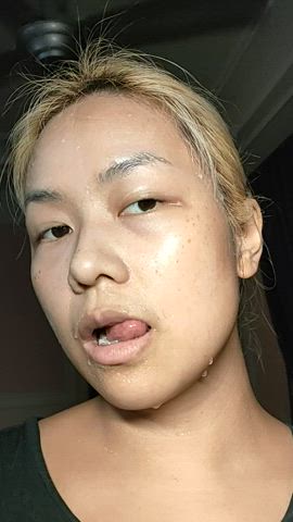 Asian Boobs Sweaty Sex gif