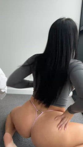 big ass brunette doggystyle gif