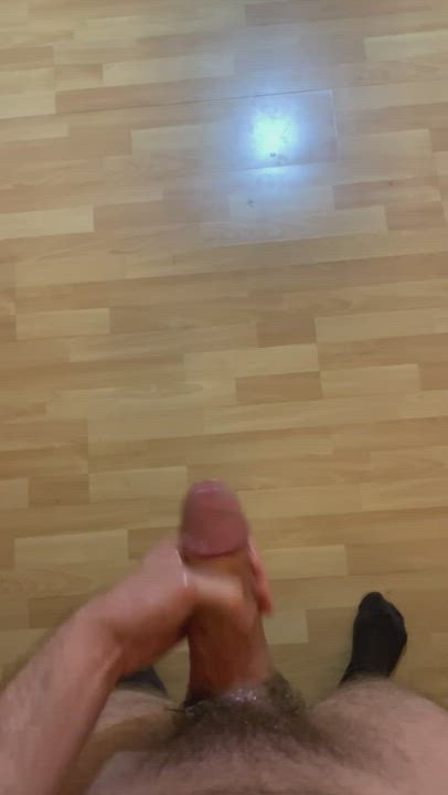 Thick dick cumming