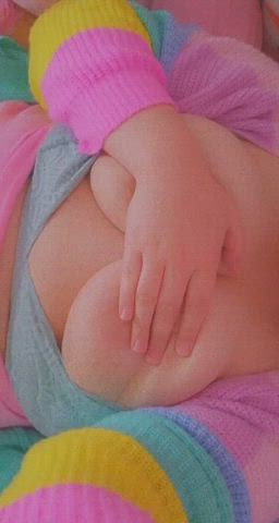 bbw boobs chubby cute slow motion r/ddlg curvy gif