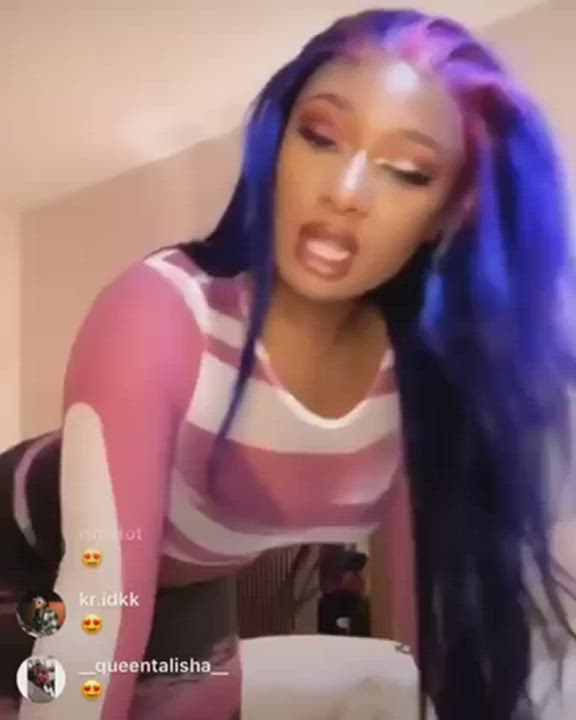 Big Ass Big Tits Boobs Booty Megan Thee Stallion gif