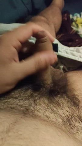 amateur balls handjob male masturbation masturbating nude penis solo gif