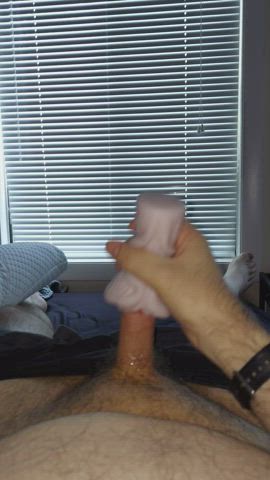 chubby hairy masturbating toy gif