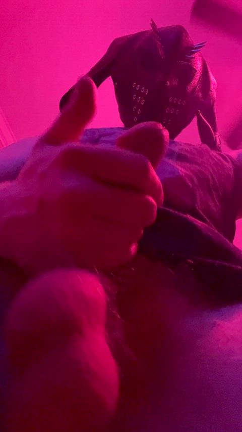 big balls big dick male masturbation gif